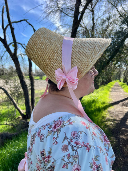 Emma Regency Straw Bonnet