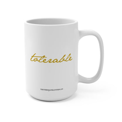 Jane Austen's Humor Quotes Mug 15oz