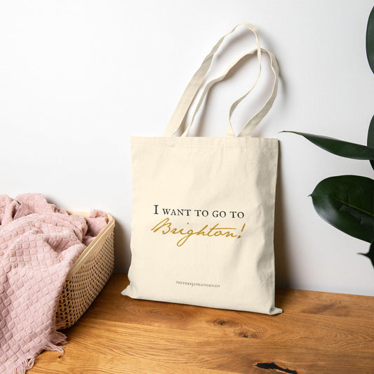 Pride and Prejudice Humor Quotes Tote