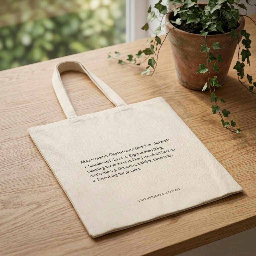 Ladies of Jane Austen Totes