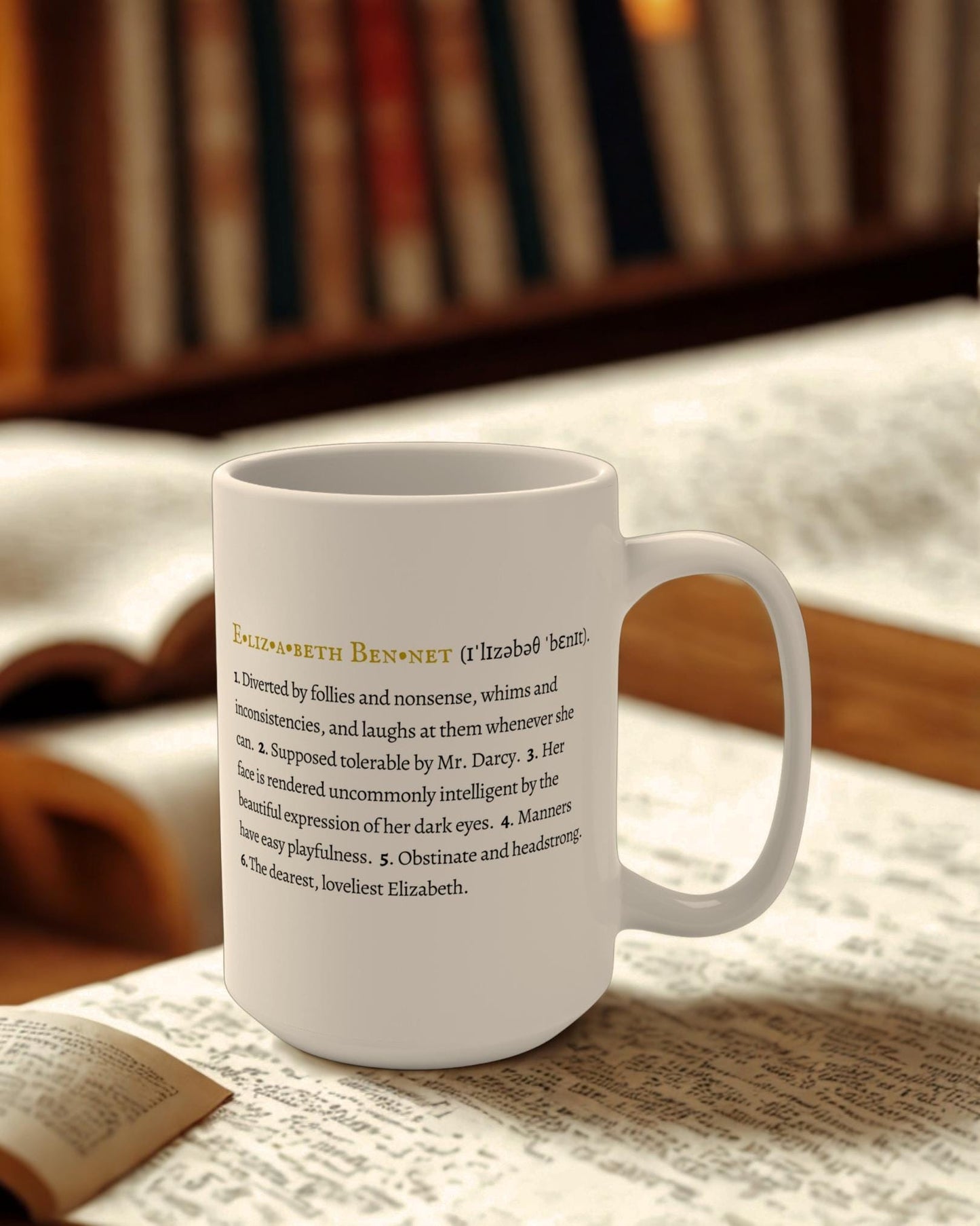 Jane Austen  Heroine Mugs 15oz
