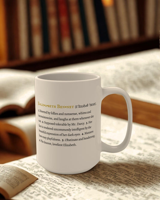 Jane Austen  Heroine Mugs 15oz